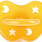 Hevea Natural Rubber Soother - Orthodontic 0-3 months star and moon