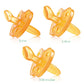 Hevea Natural Rubber Soother - Orthodontic 0-3 months star and moon