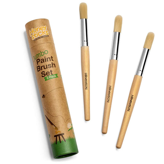 Honeysticks Jumbo Paint Brush Set 3pk