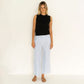 Humidity Belize Linen Pants - Powder Blue