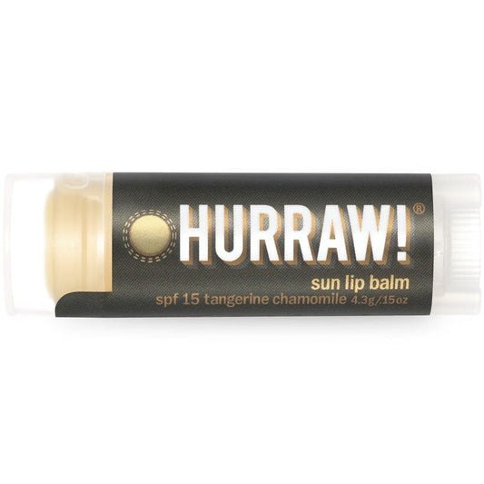 Hurraw lip balm - SPF 15+ tangerine chamomile vanilla