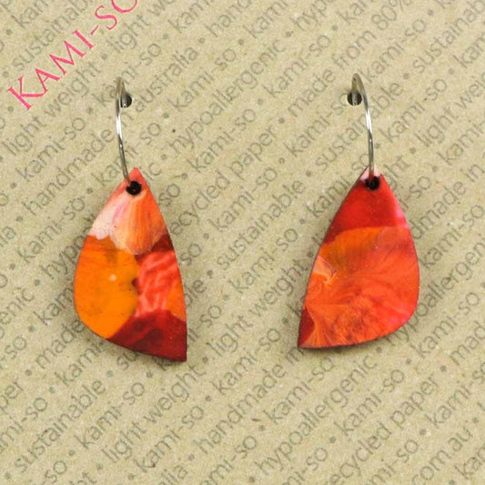 Kami-so Earrings - Sparrow Autumn Colours