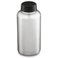 Klean Kanteen Stainless Steel Bottle Wide Loop Cap 64oz/1900ml - Brushed Stainless