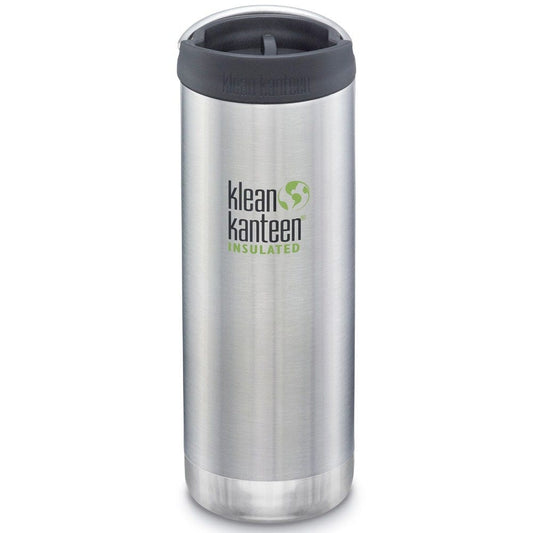 Klean Kanteen TKWide Cafe Cap 16oz 473ml - Brushed Stainless