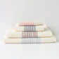 Kontex Flaxline Hand Towel - Navy & Ivory