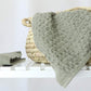 Kontex Organic Cotton & Linen Waffle Face Washer - Khaki