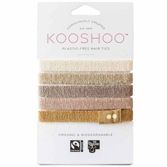 Kooshoo Organic Hair Ties - Blonde