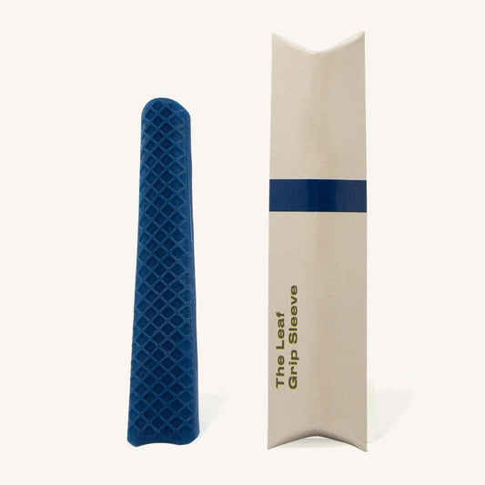 Leaf Shave Razor Grip Sleeve - Dark Blue
