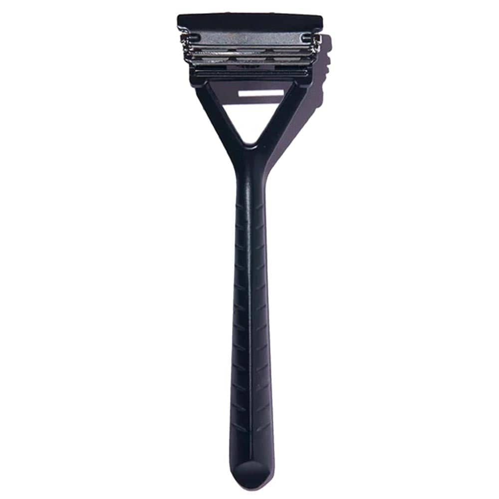 Leaf Shave Reusable Pivoting Razor (10pk Blades) - Black