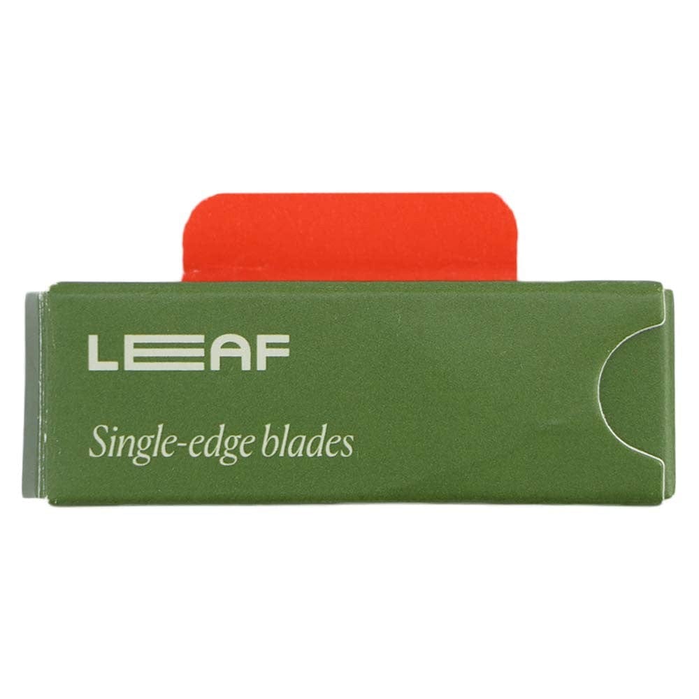 Leaf Shave Reusable Pivoting Razor (10pk Blades) - Black