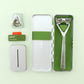 Leaf Shave Reusable Pivoting Razor Bundle - Chrome