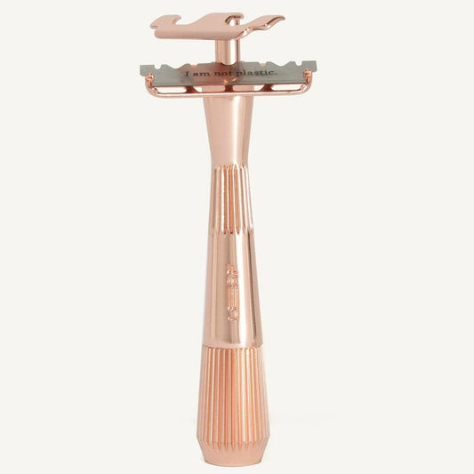 Leaf Shave Thorn Reusable Single-Blade Razor (5pk Blades) - Rose Gold