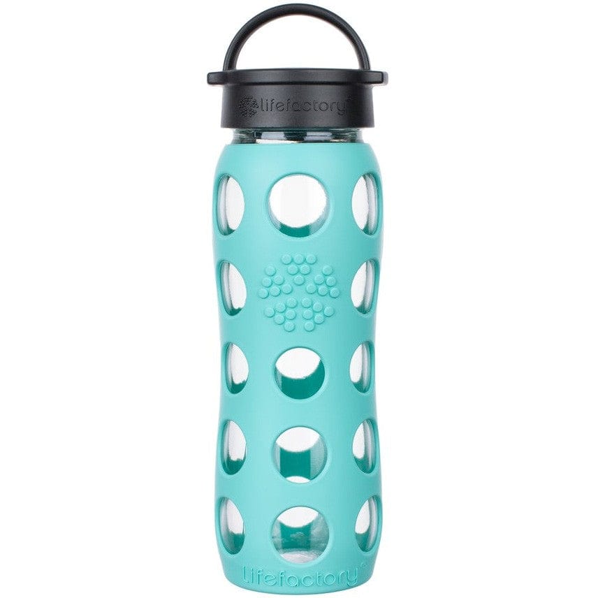 Lifefactory Glass Bottle 22oz 650ml - Sea Green