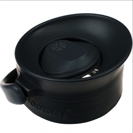 Lifefactory Press n Go Cap - Onyx Black