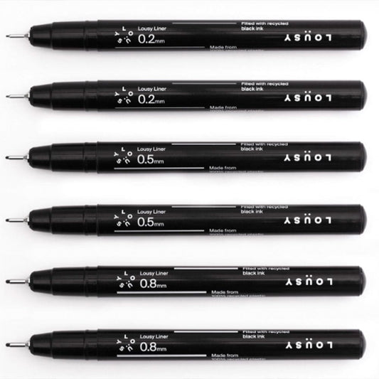 Lousy Liner Black 6 Pack - Mixed