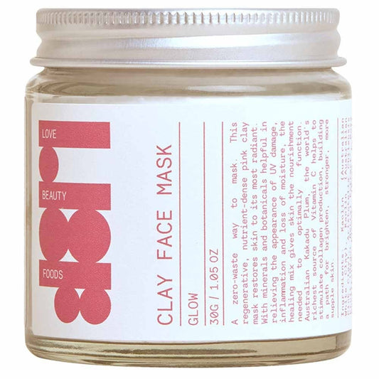 Love Beauty Foods Clay Face Mask 30g - Glow
