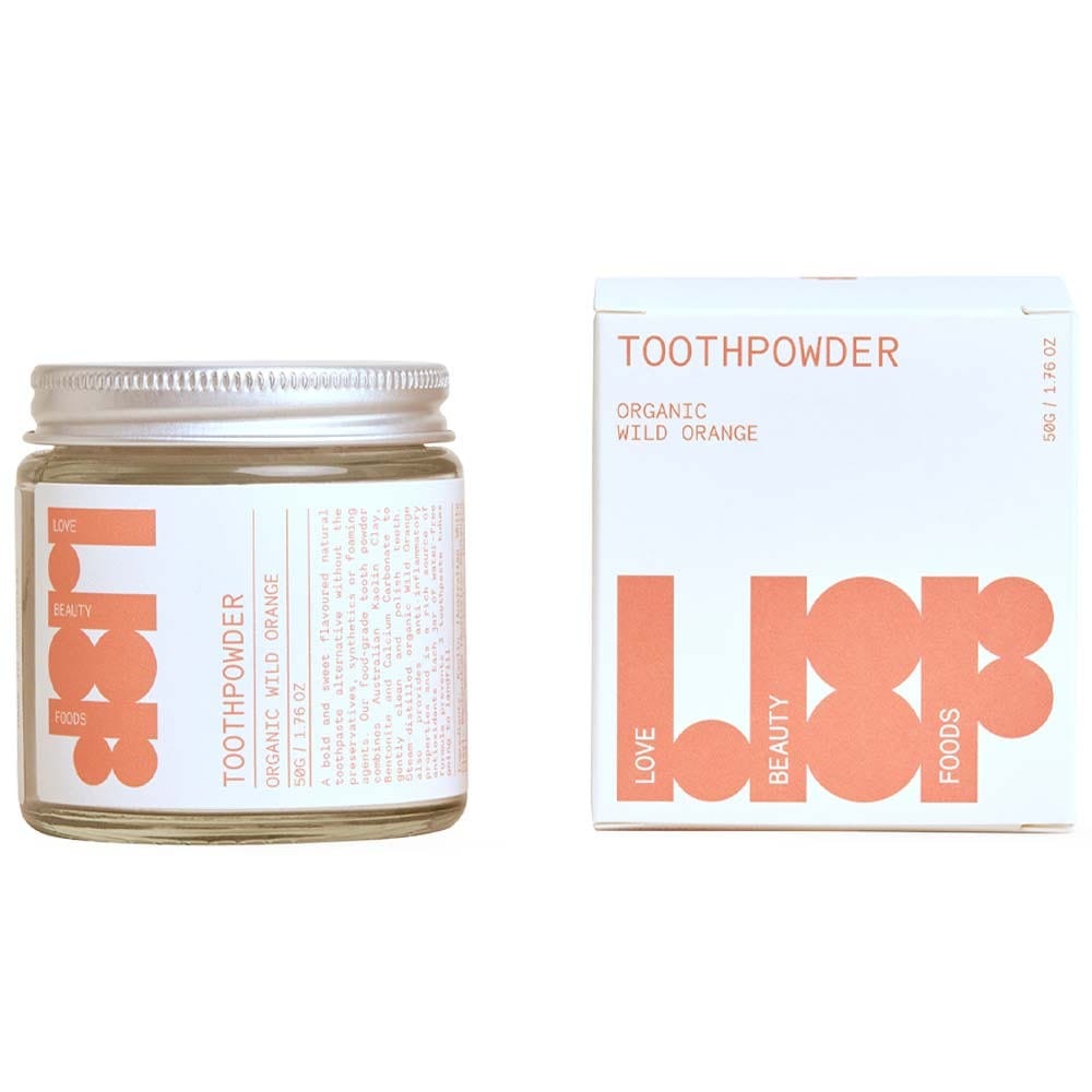 Love Beauty Foods Tooth Powder 50g - Wild Orange