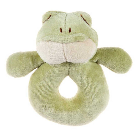 MiYim Organic Cotton Ring Rattle - Frog