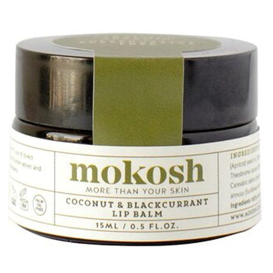 Mokosh Coconut and Blackcurrant Lip Balm 15ml