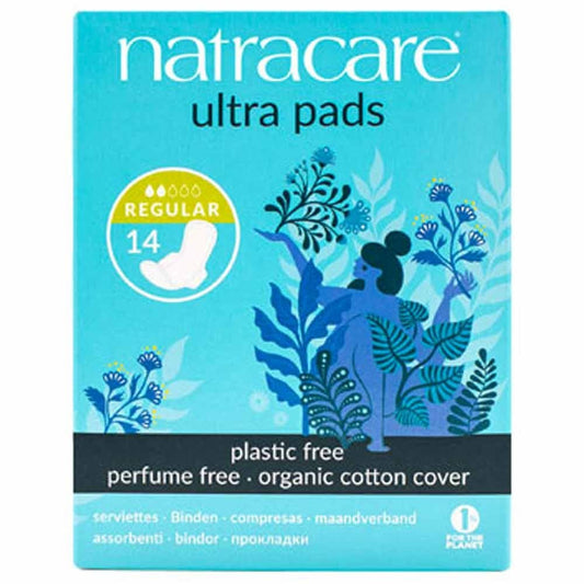 Natracare natural ultra pads (regular with wings)