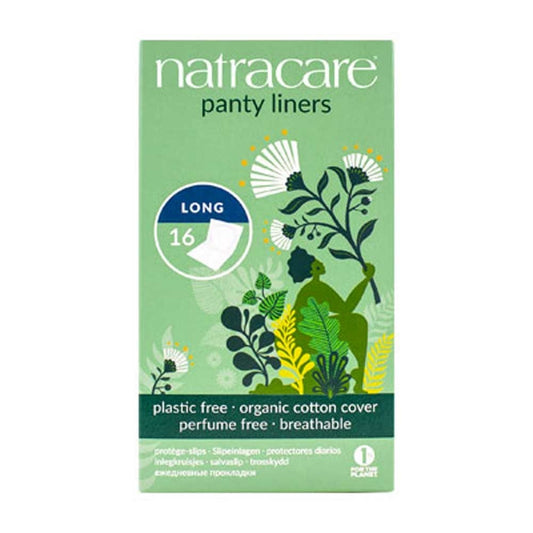 Natracare Organic Cotton Panty Liners 16pk - Long