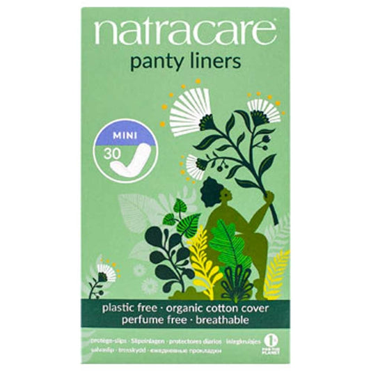 Natracare Organic Cotton Panty Liners 30pk - Mini