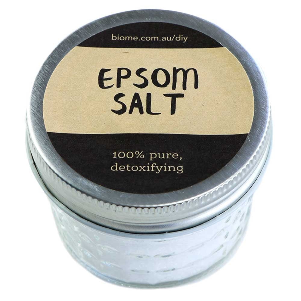 Natural Epsom Salt in Glass Jar 80g