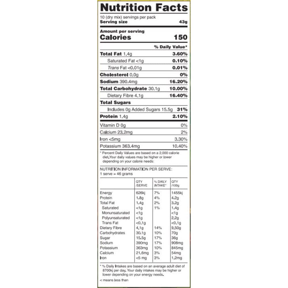 Natural Evolution Banana Bread Mix - 435g