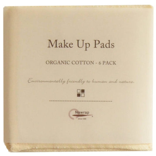 Nawrap Makeup Pad Organic Cotton - pack 6