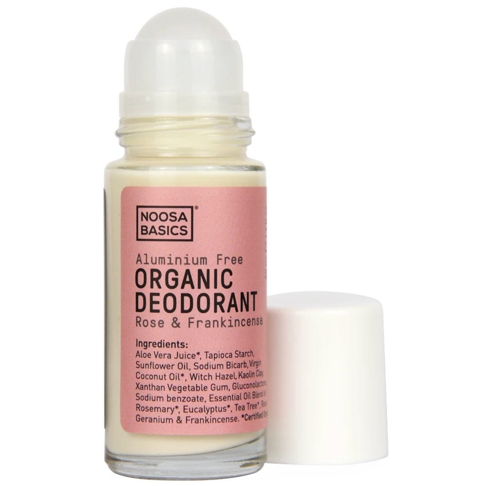 Noosa Basics Roll On Natural Deodorant - Rose & Frankincense