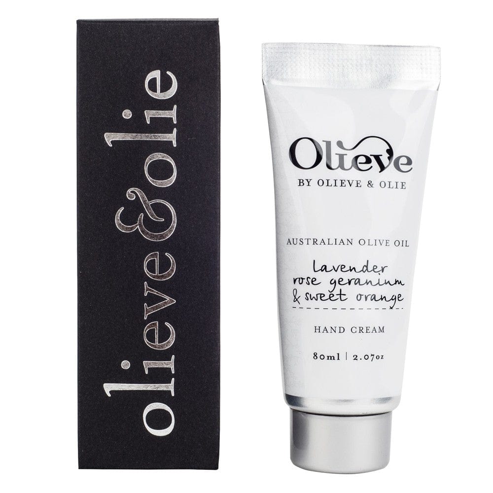 Olieve Hand Cream Lavender, Rose Geranium and Sweet Orange 80ml