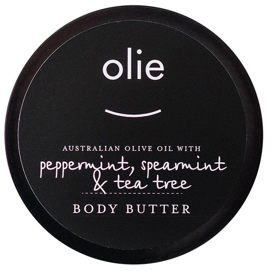 Olieve & Olie Body Butter 100ml - Peppermint, Spearmint & Tea Tree
