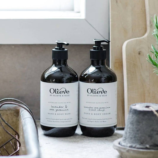 Olieve & Olie Hand & Body Wash 500ml - Lavender & Rose Geranium
