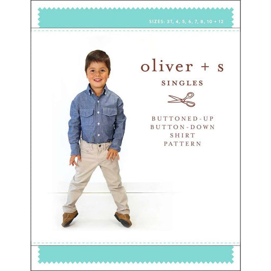 Oliver + S Sewing Pattern - Buttoned-Up Button-Down Shirt