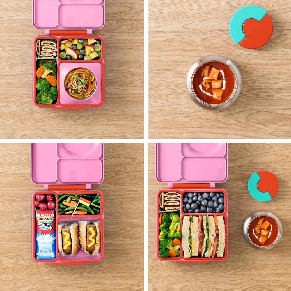 Buy OmieBox Hot & Cold Bento Lunch Box V2 - Pink Berry – Biome US