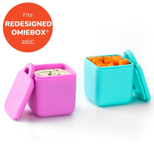 OmieDip Containers 2pk - Pink & Teal