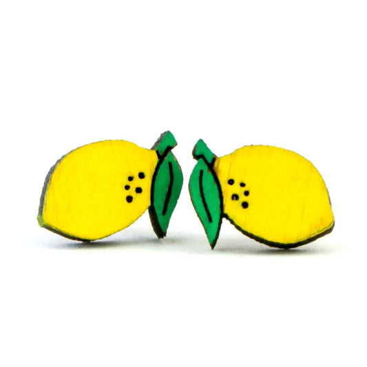 One Happy Leaf Lemon Studs