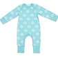 Organic Nights Baby Sleepsuit - Aquatic Blue