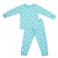 Organic Nights Childrens Pyjama Set - Aquatic Blue