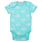 Organic Nights Summer Baby Sleepsuit - Island Water Green