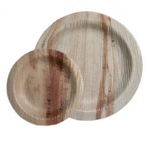 Palm Leaf Small Plate 25pk - Round