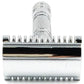 Parker 24C Open Comb Safety Razor + Blades - Silver