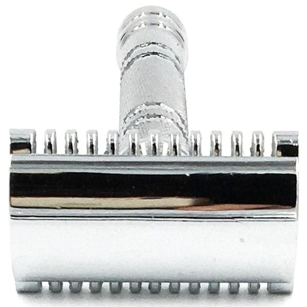 Parker 24C Open Comb Safety Razor + Blades - Silver