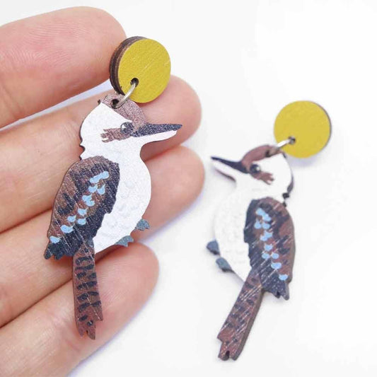 Pixie Nut and Co Kookaburra Earrings