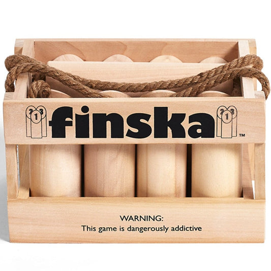 Planet Finska Wooden Tossing Game - Original Unvarnished