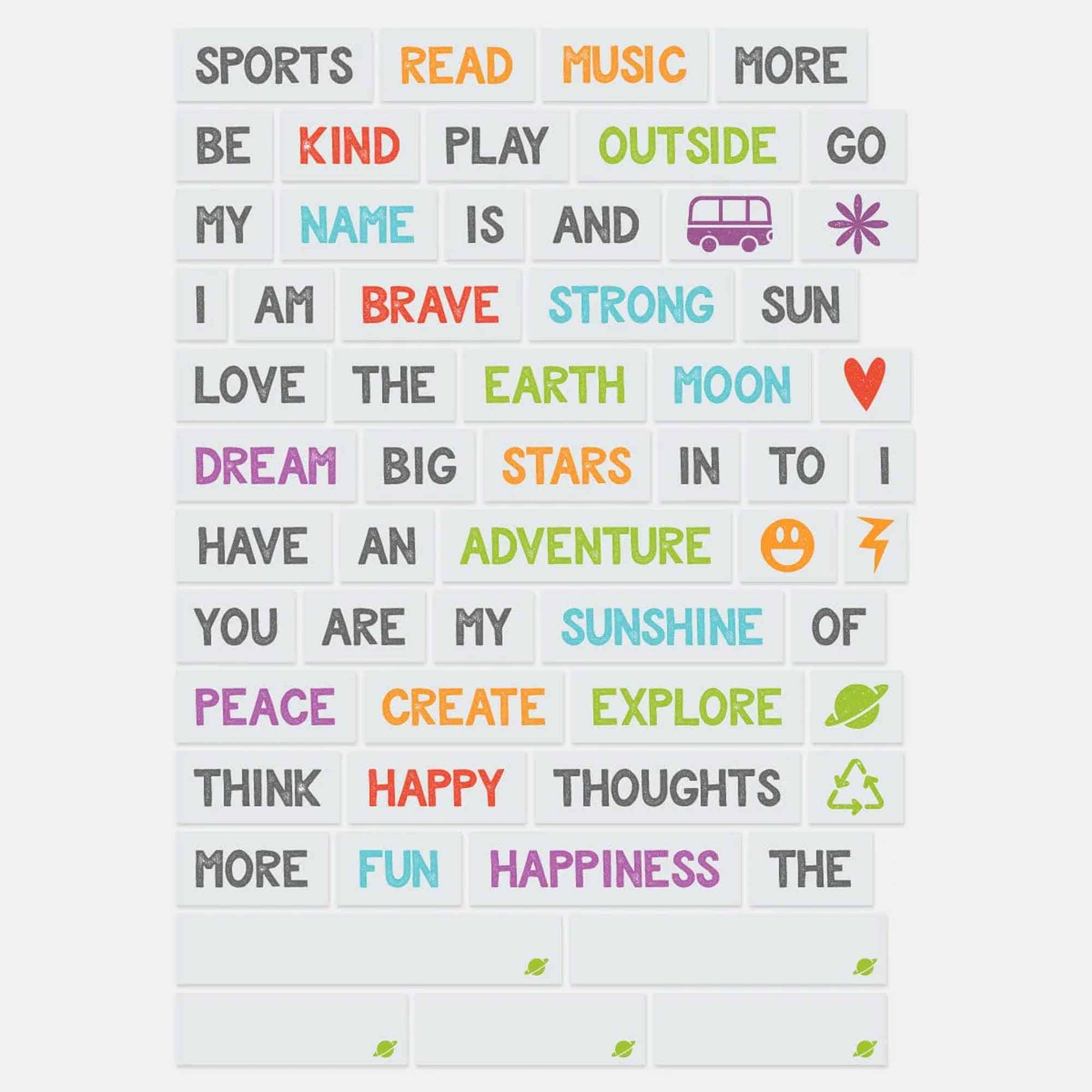 Planetbox Mix & Match Magnet Set - Word Up