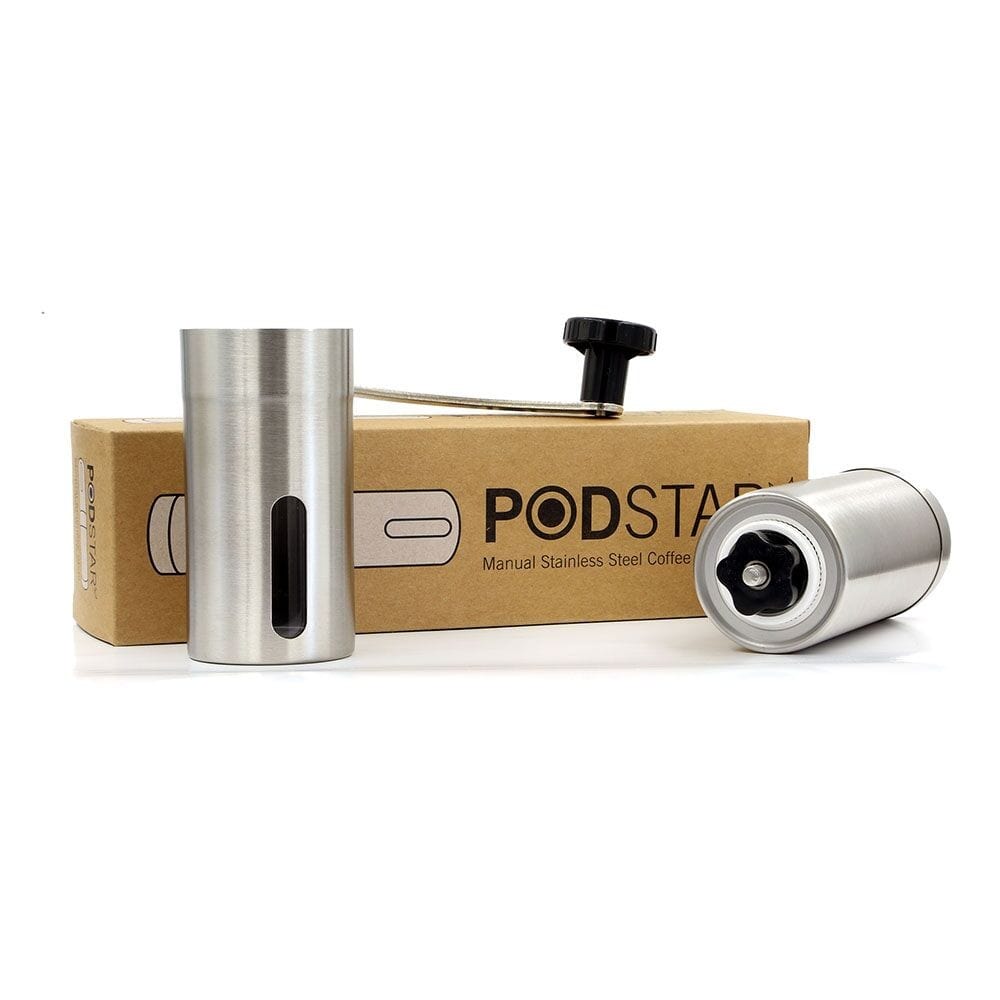 Pod Star Stainless Steel Manual Coffee Grinder