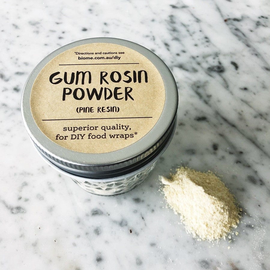 Powdered Gum Rosin in Glass Jar 50g