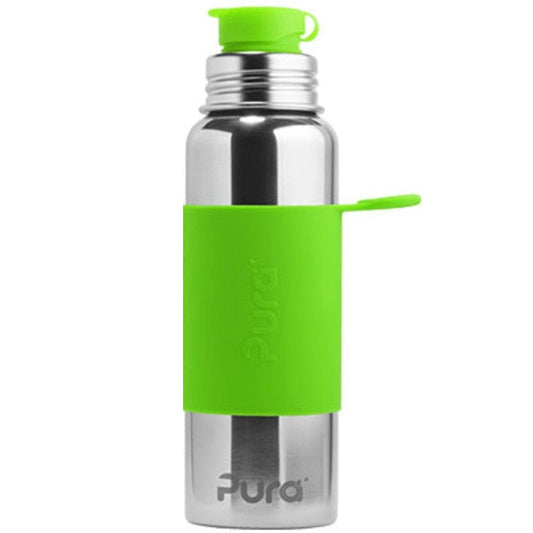 Pura Sport Stainless Steel Sports Bottle 850ml - Green