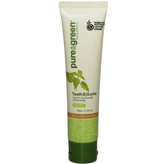 Pure & Green Organics Teeth & Gums Toothpaste Concentrate - Mint